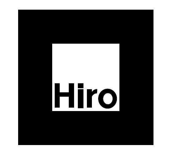 Hiro AR marker image